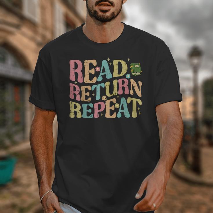 Read Return Repeat Read Reading Book Librarian Men Women Unisex T-Shirt