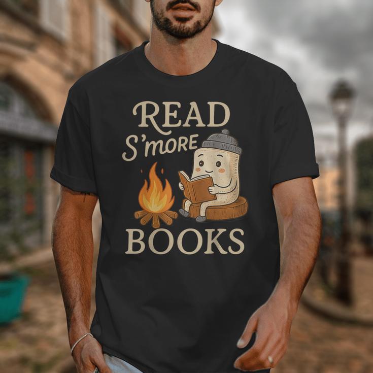 Read S'More Books Campfire Reading Book Lovers Camper Unisex T-Shirt Read S'More Books Campfire Reading Book Lovers Camper Unisex T-Shirt