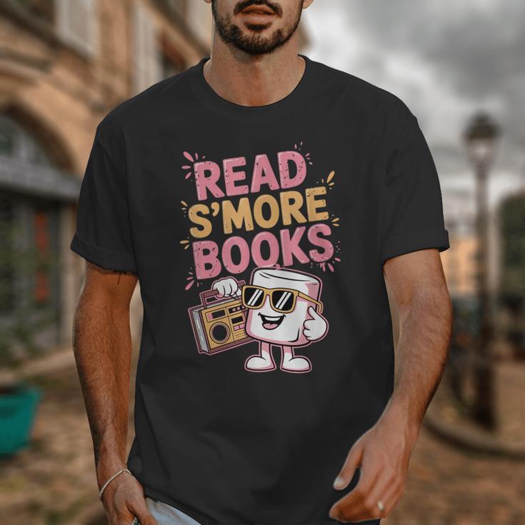 Read S'More Books Camping Outdoors Travel Campfire Smores Unisex T-Shirt