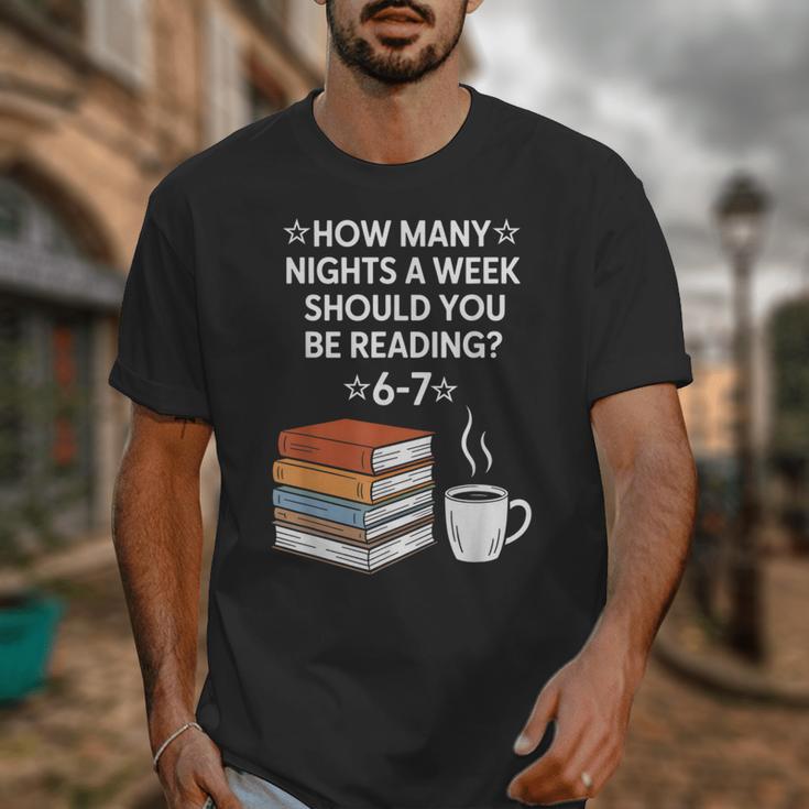 Reading 6-7 Six Seven Meme English Teacher Book Lover Unisex T-Shirt