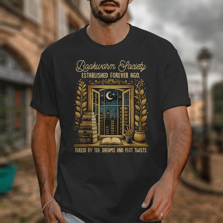 Reading Book Lover Bookish Readers Bookworm Society Unisex T-Shirt