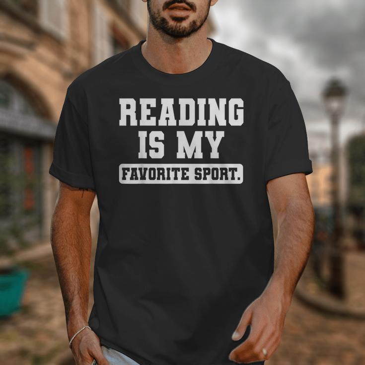 Reading Is My Favorite Sport Book Lover Reader Unisex T-Shirt