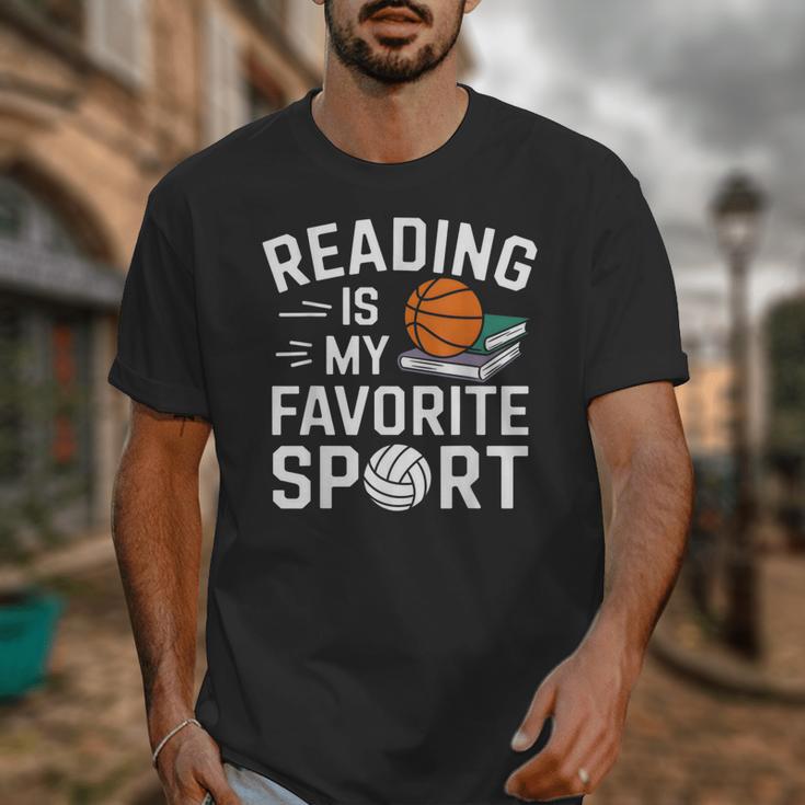 Reading Is My Favorite Sport Reading Book Lover Reader Unisex T-Shirt