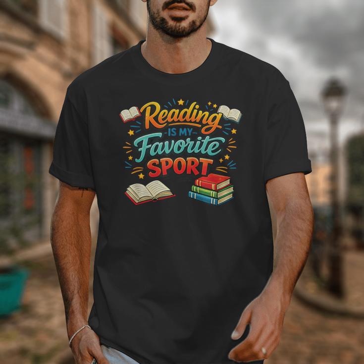 Reading Is My Favorite Sport Book Lover Unisex T-Shirt