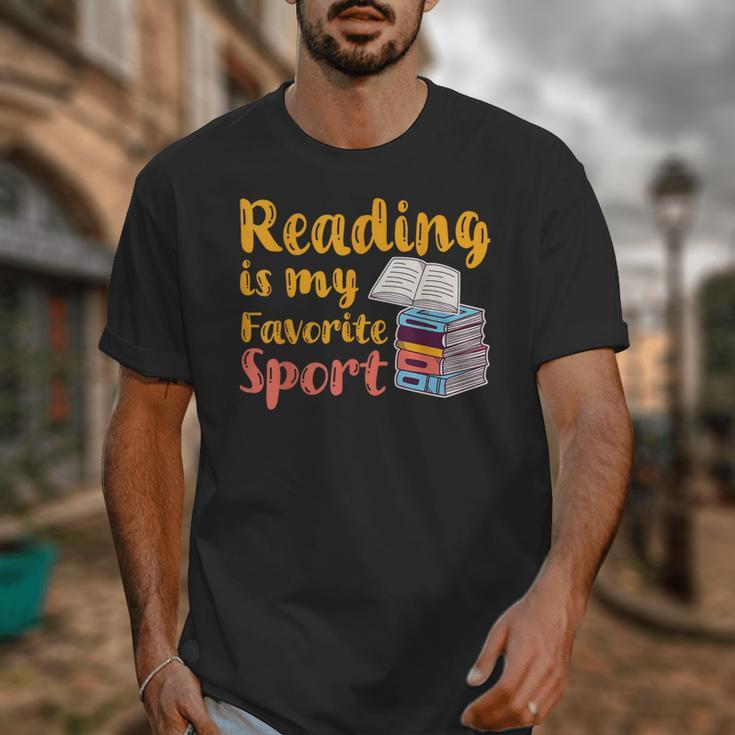 Reading Is My Favorite Sport Book Lovers Unisex T-Shirt