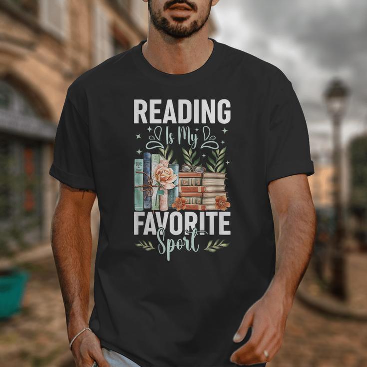 Reading Is My Favorite Sport Bookworm Unisex T-Shirt