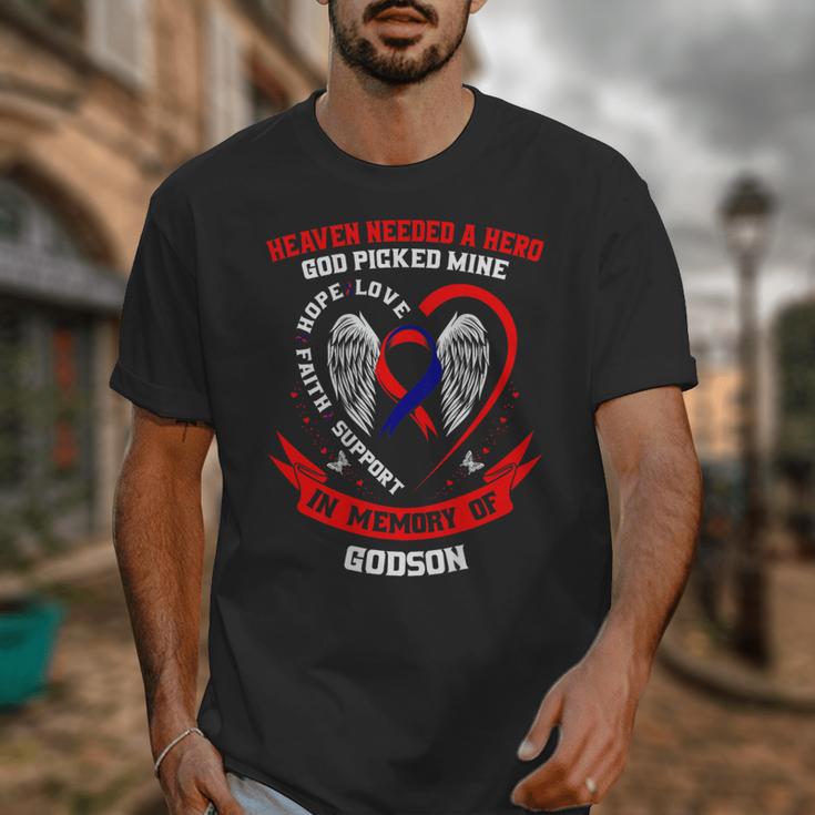 Red CHD Heart Disease Awareness Shirts In Memory Of Godson Unisex T-Shirt Red CHD Heart Disease Awareness Shirts In Memory Of Godson Unisex T-Shirt