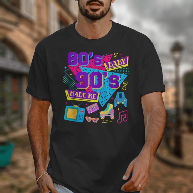 Retro 1980s 80's Baby 1990s 90's Made Me Nostalgia Birthday Unisex T-Shirt Retro 1980s 80's Baby 1990s 90's Made Me Nostalgia Birthday Unisex T-Shirt