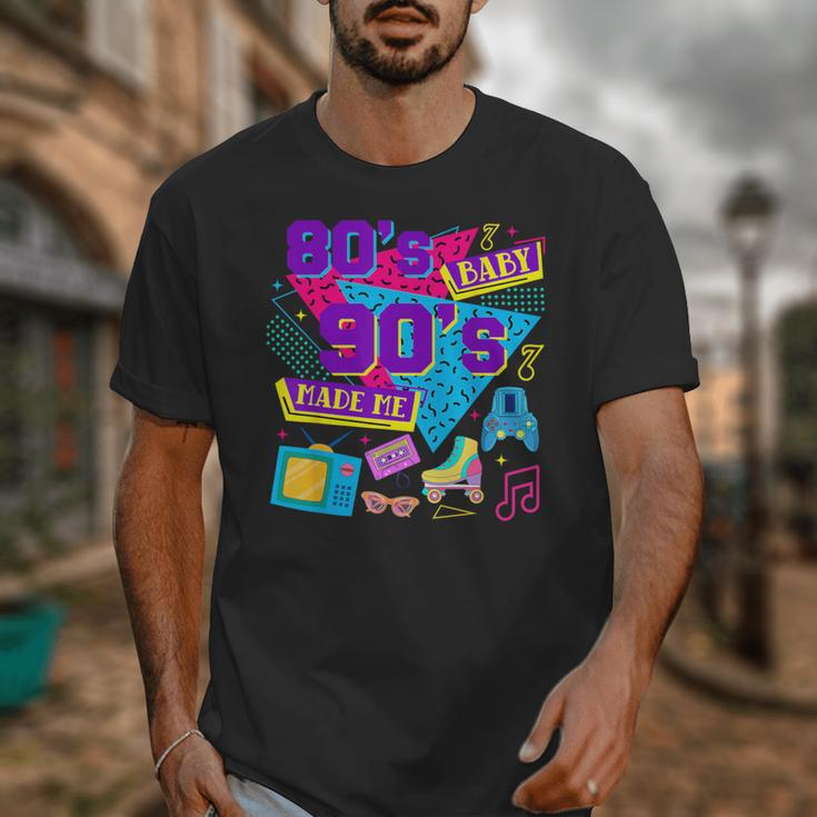 Retro 1980s 80's Baby 1990s 90's Made Me Nostalgia Birthday Unisex T-Shirt Retro 1980s 80's Baby 1990s 90's Made Me Nostalgia Birthday Unisex T-Shirt