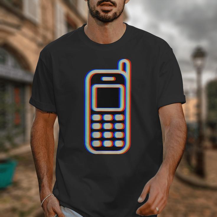 Retro Cell Vintage Mobile Phone 90s Nostalgia Vaporwave Fun Unisex T-Shirt Retro Cell Vintage Mobile Phone 90s Nostalgia Vaporwave Fun Unisex T-Shirt