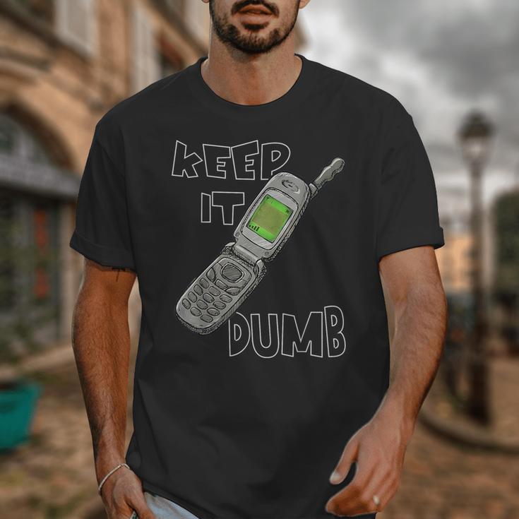 Retro Dumb Flip Phone Vintage 90s Y2K Tech Nostalgia Unisex T-Shirt Retro Dumb Flip Phone Vintage 90s Y2K Tech Nostalgia Unisex T-Shirt