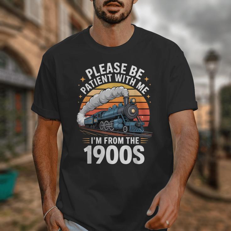 Retro Please Be Patient With Me I'm From The 1900s Train Unisex T-Shirt