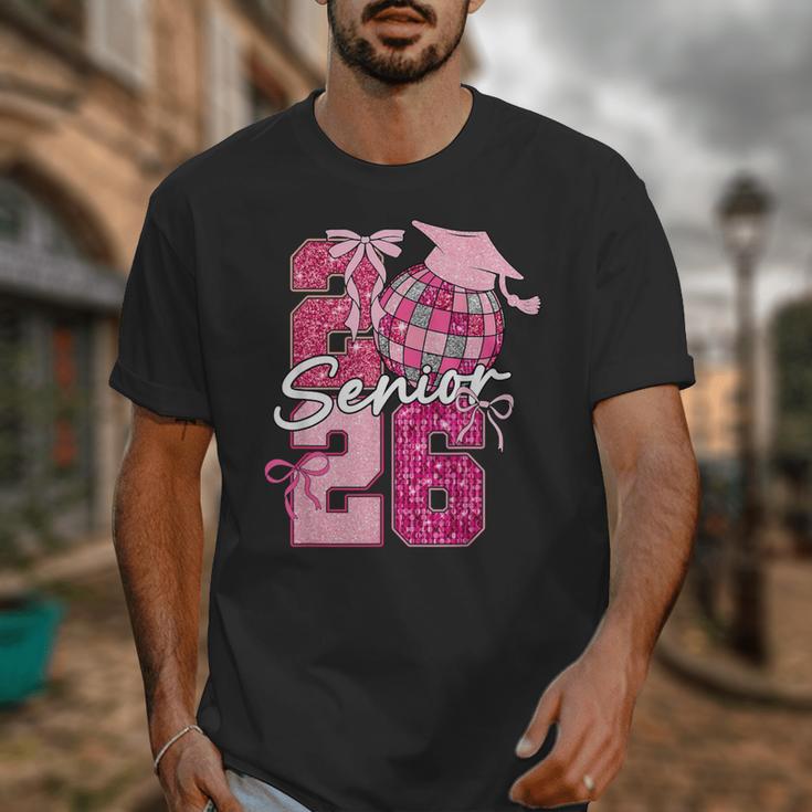 Retro Senior 2026 Coquette Bow Graduation Class Of 2026 Unisex T-Shirt