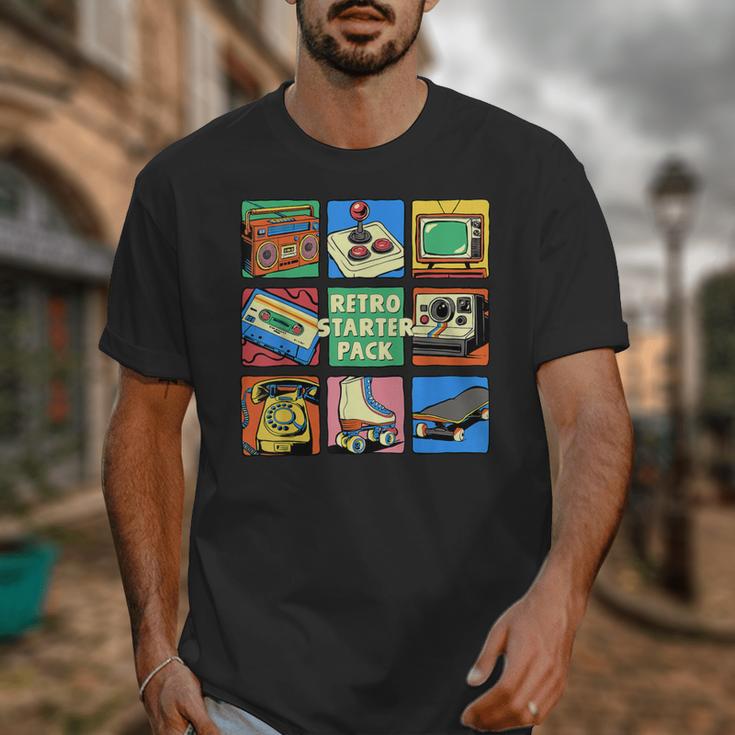 Retro Starter Pack 80s 90s Vintage Nostalgia Cassette Tape Unisex T-Shirt Retro Starter Pack 80s 90s Vintage Nostalgia Cassette Tape Unisex T-Shirt
