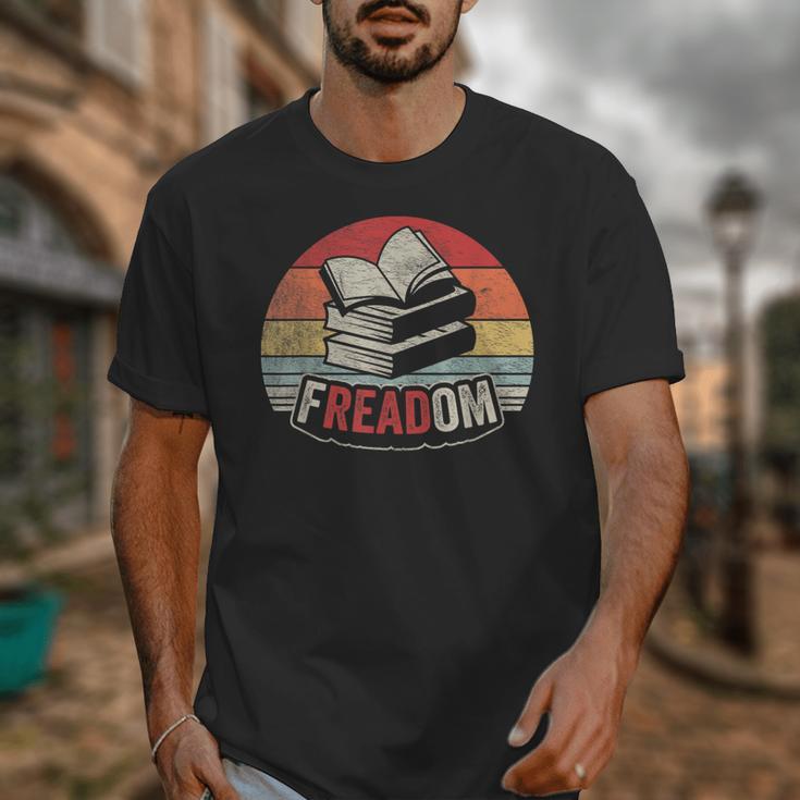 Retro Vintage FREADom Anti Ban Books Freedom To Read Unisex T-Shirt Retro Vintage FREADom Anti Ban Books Freedom To Read Unisex T-Shirt