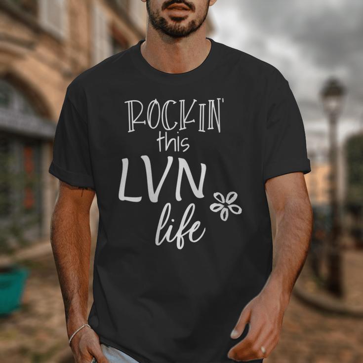 Rockin This Life Cute LVN Graphic For Nurse Graduation Unisex T-Shirt