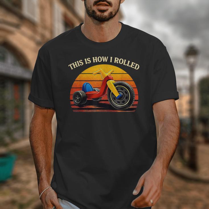 This Is How I Rolled Retro Toys Big Wheel Tricycle Nostalgia Unisex T-Shirt This Is How I Rolled Retro Toys Big Wheel Tricycle Nostalgia Unisex T-Shirt