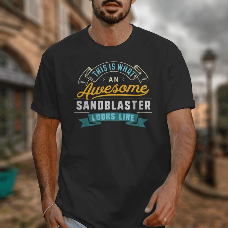 Sandblaster Shirt Awesome Job Occupation Graduation Unisex T-Shirt