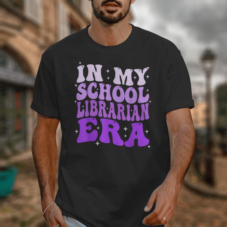 In My School Librarian Era Groovy Back To School Book Lover Unisex T-Shirt In My School Librarian Era Groovy Back To School Book Lover Unisex T-Shirt