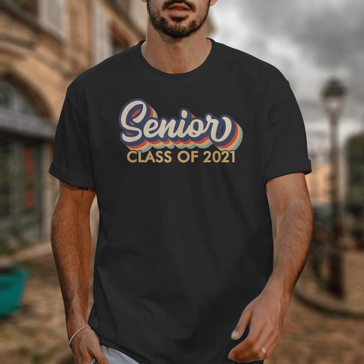 Senior 2021 Grad Shirt Retro 2021 Graduation Unisex T-Shirt