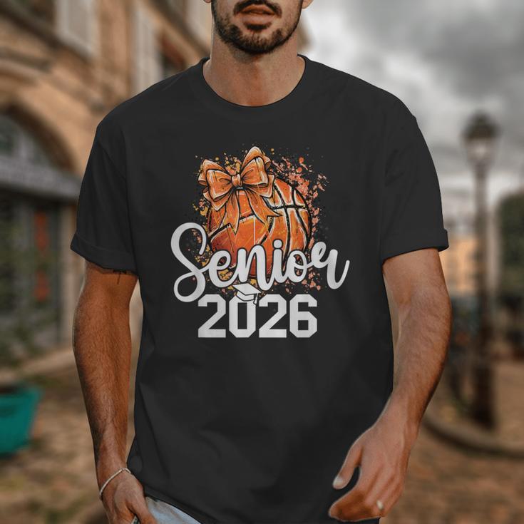 Senior Basketball Class Of 2026 Coquette Graduation Day Unisex T-Shirt