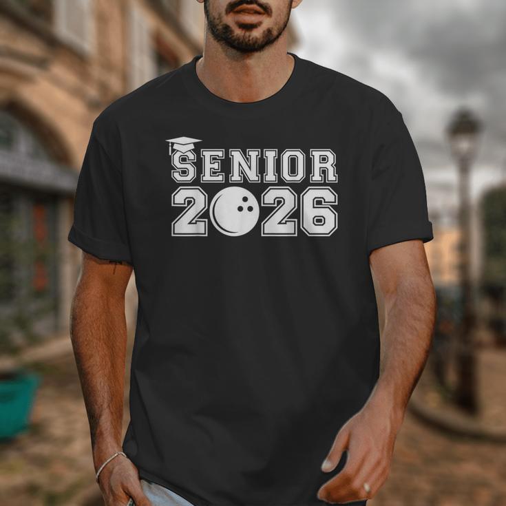 Senior Bowling Class Of 2026 Graduation School Graduate Unisex T-Shirt