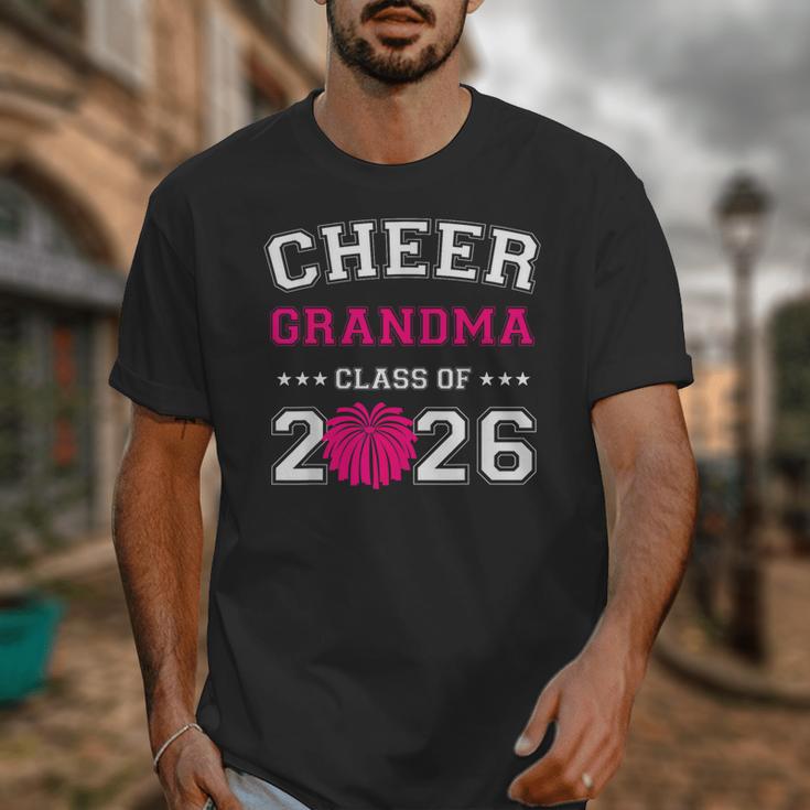 Senior Cheerleader Grandma Cheer Class Of 2026 Graduation Unisex T-Shirt
