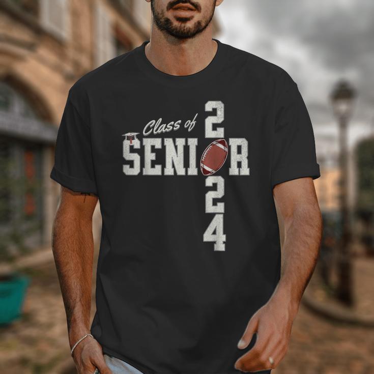 Senior Class Of 2024 Football Graduation Party Favors 2024 Unisex T-Shirt