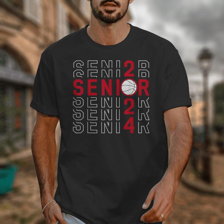 Senior Class Of 2024 Graduation 2024 Maroon Basketball Unisex T-Shirt