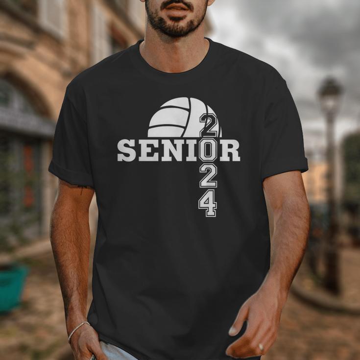 Senior Class Of 2024 Volleyball Seniors School Graduation Unisex T-Shirt
