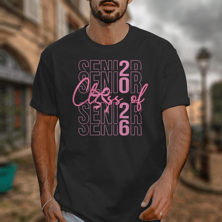 Senior Class Of 2026 Coquette Bow Graduation 2026 Girl Women Unisex T-Shirt