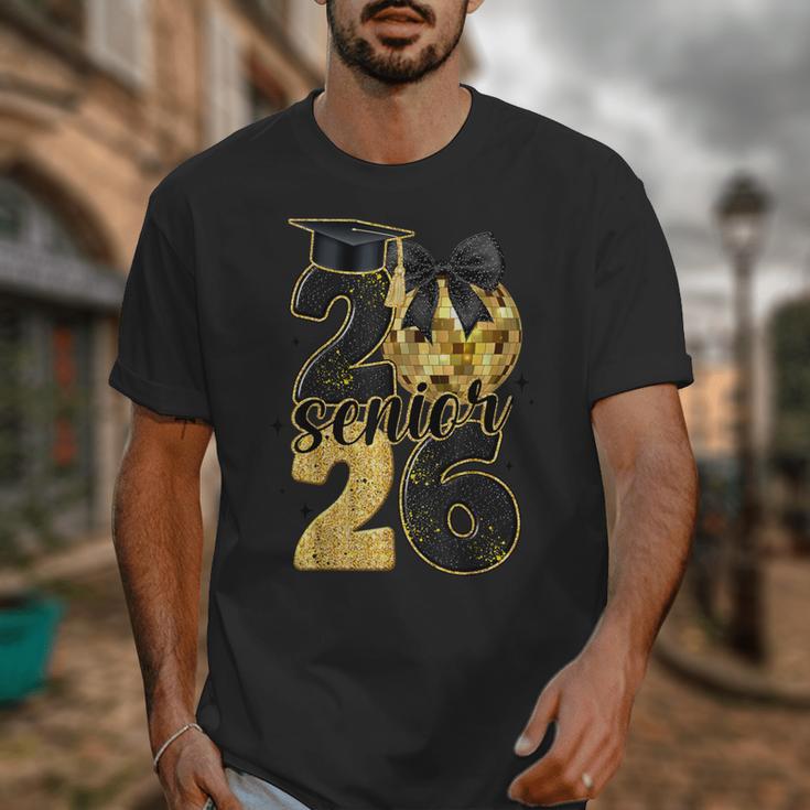 Senior Class Of 2026 Senior Girl Graduation Cap Coquette Bow Unisex T-Shirt