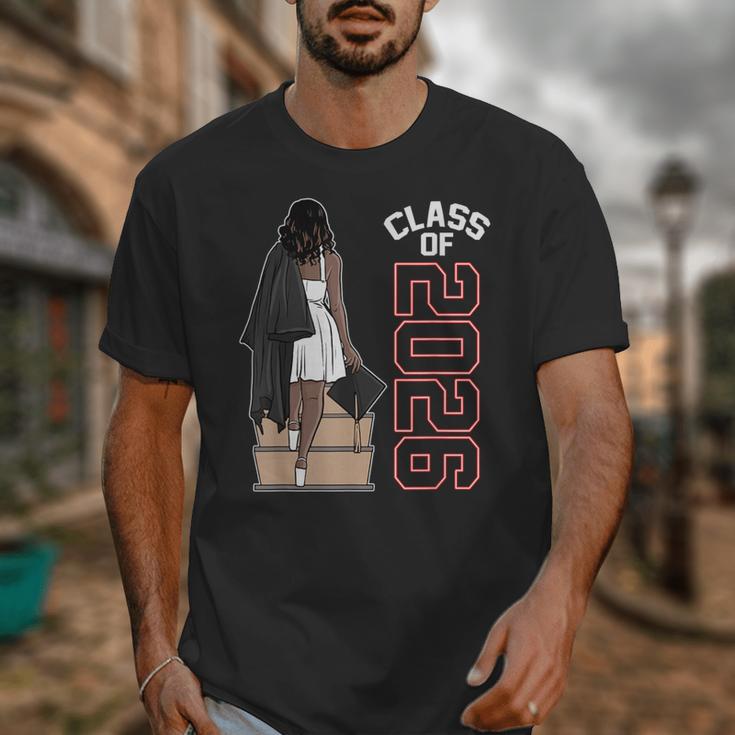 Senior Class Of 2026 Melanin Girl 2026 Graduation Unisex T-Shirt