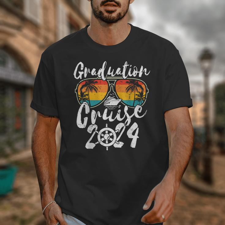 Senior Graduation Trip Cruise 2024 Retro Ship Party Cruise Unisex T-Shirt