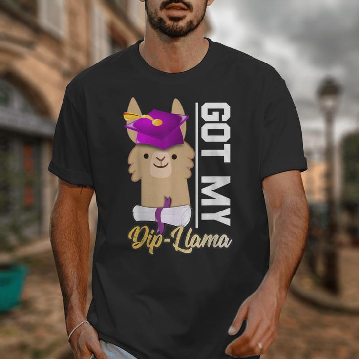 Senior Graduation TShirt 2019 Got My Diploma Llama Pun Shirt Unisex T-Shirt