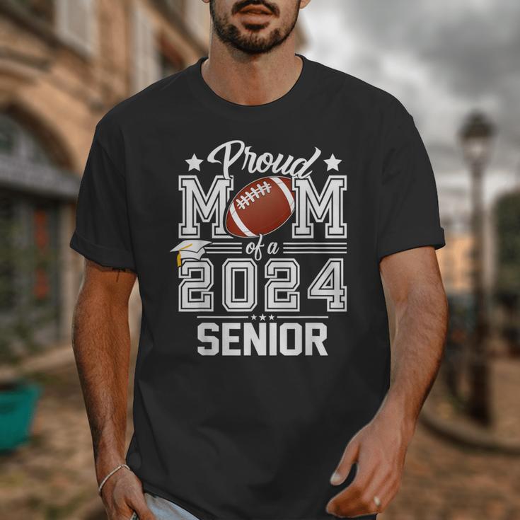Senior Mom Class Of 2024 Football Proud Mom Graduation Unisex T-Shirt