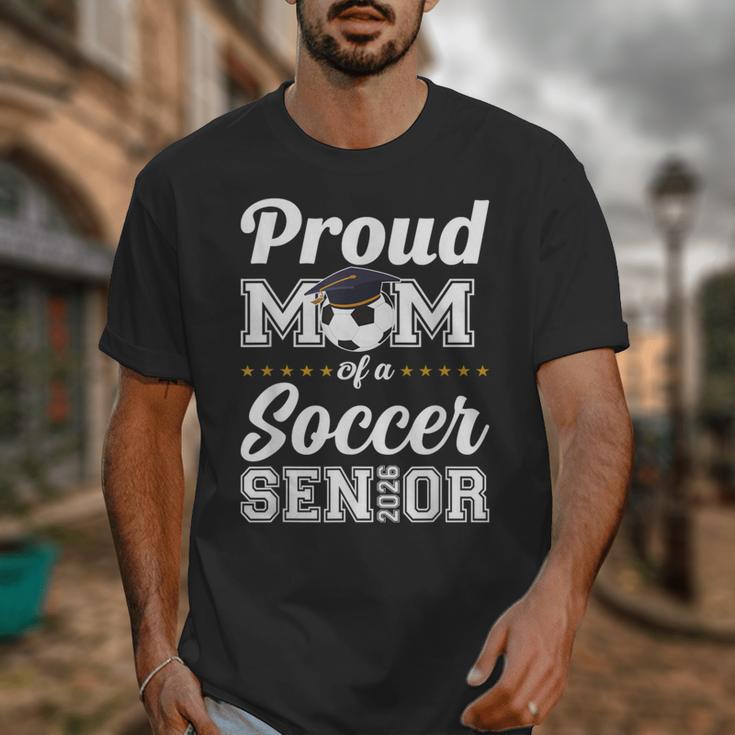 Senior Mom Class Of 2026 Soccer Mom Graduation Unisex T-Shirt