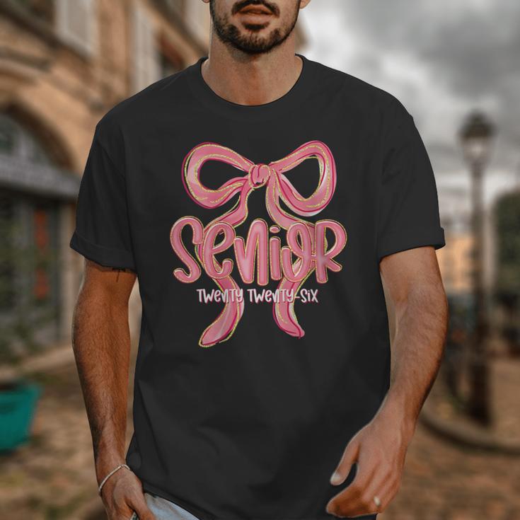 Senior Twenty Twenty-Six Coquette Graduation Class Of 2026 Unisex T-Shirt