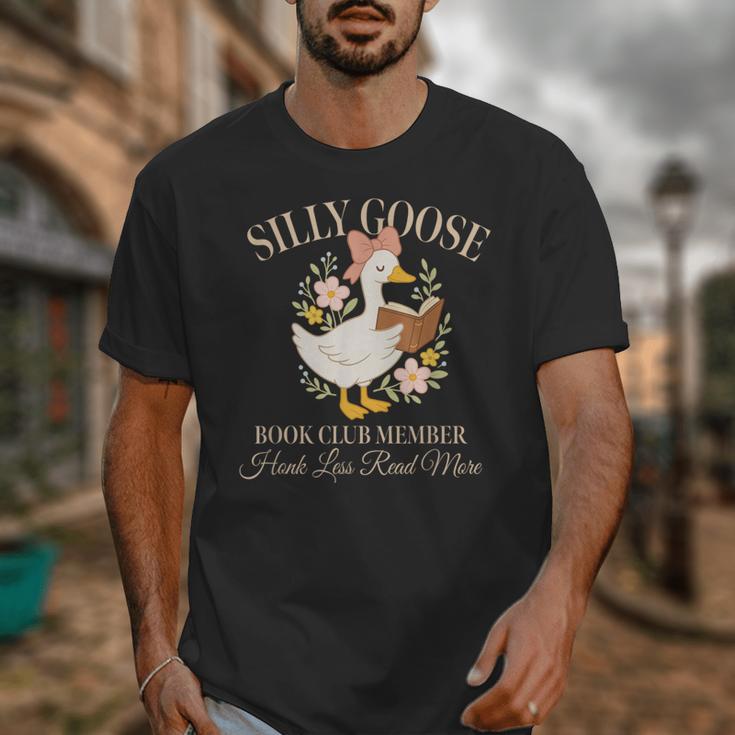 Silly Goose Book Club Member Reading Lover Unisex T-Shirt Silly Goose Book Club Member Reading Lover Unisex T-Shirt
