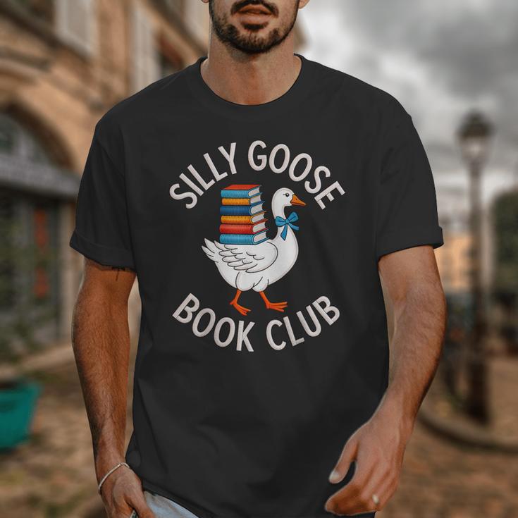 Silly Goose Book Club Reading Lover Unisex T-Shirt Silly Goose Book Club Reading Lover Unisex T-Shirt