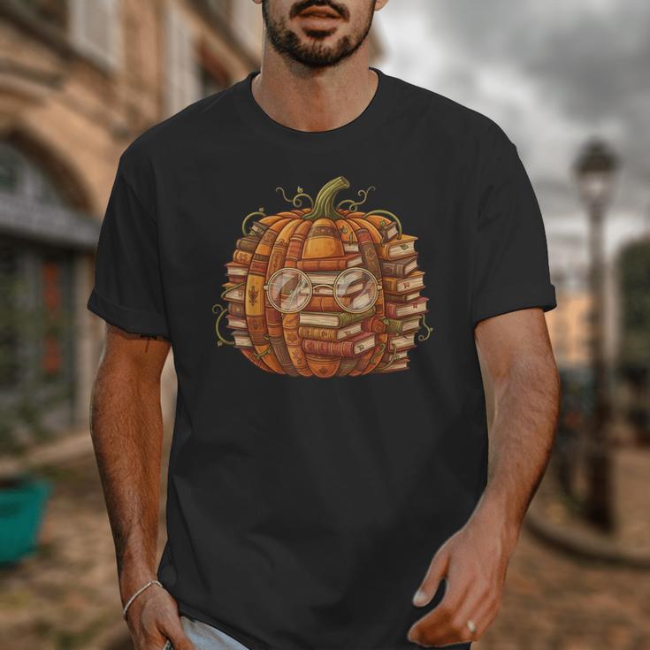 Smart Book Pumpkin Retro Fall Teacher Reading Halloween Unisex T-Shirt Smart Book Pumpkin Retro Fall Teacher Reading Halloween Unisex T-Shirt