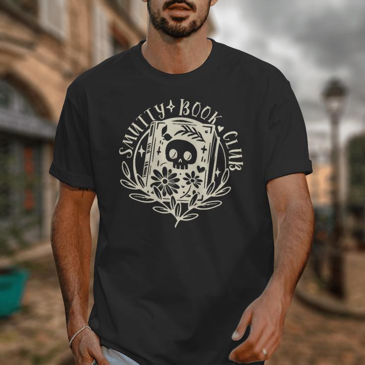 Smutty Book Club Smutty Book Lover Front And Back Spicy Book Unisex T-Shirt