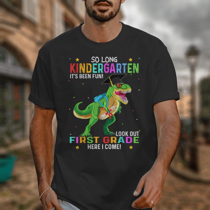 So Long Kindergarten Graduation Class 2025 Dinosaur Kids Unisex T-Shirt