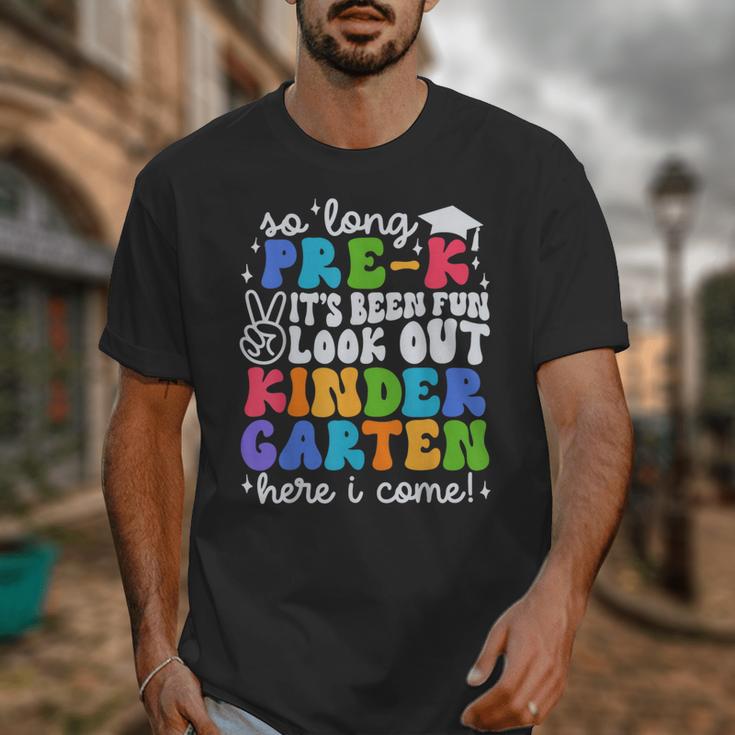 So Long Pre K Graduation Kindergarten Here I Come Kids 2024 Unisex T-Shirt