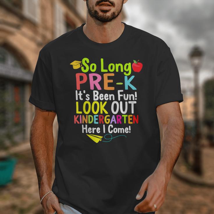 So Long Pre-K Kindergarten Here I Come Graduation Kids Unisex T-Shirt