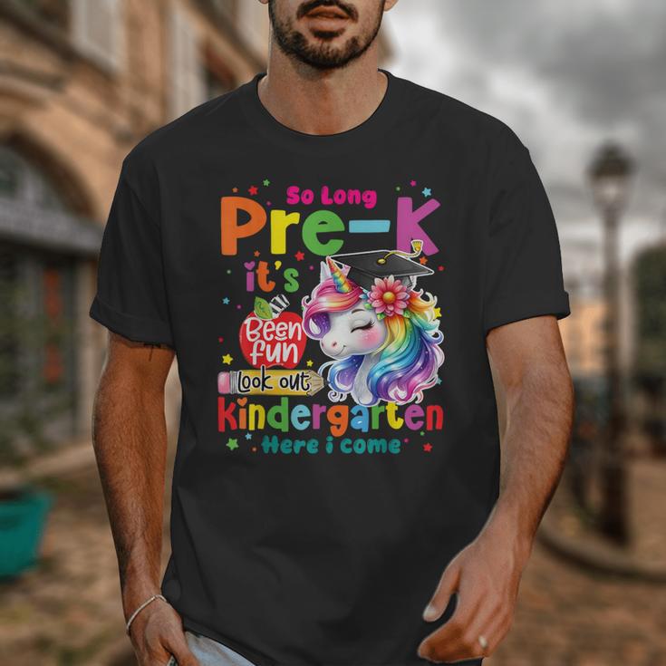 So Long Prek Pre-K Graduation Graduate Unicorn Kids Girls Unisex T-Shirt