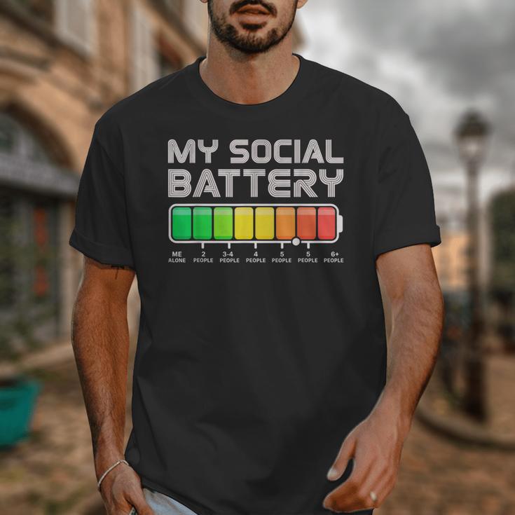 Social Battery Low Energy Antisocial Introvert Unisex T-Shirt Social Battery Low Energy Antisocial Introvert Unisex T-Shirt