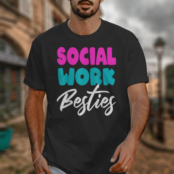 Social Worker Work Coworkers Best Friend Graduation MSW Unisex T-Shirt