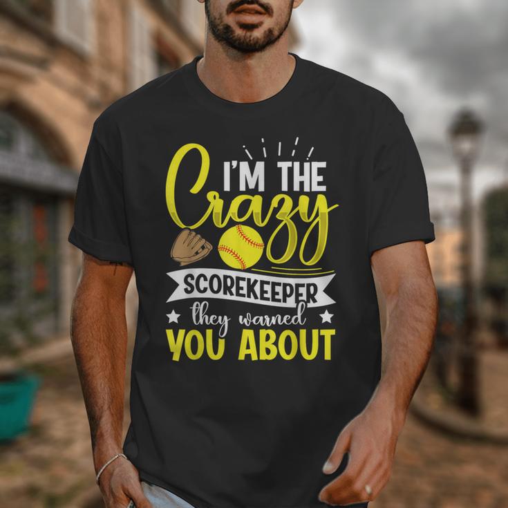 Softball Scorekeeper For a Score Book Keeper Unisex T-Shirt