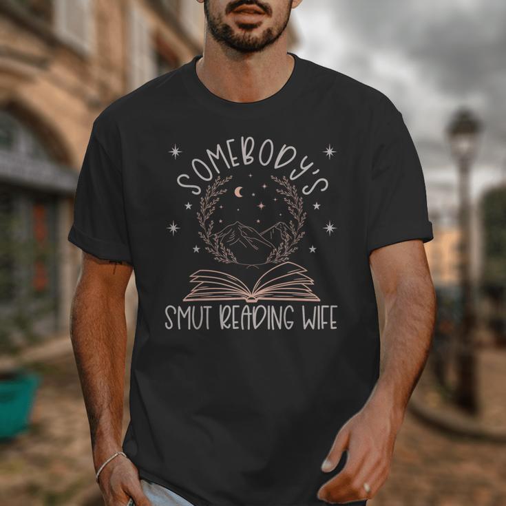 Somebodys Smut Reading Wife Spicy Books Romance Fairy Tales Unisex T-Shirt Somebodys Smut Reading Wife Spicy Books Romance Fairy Tales Unisex T-Shirt